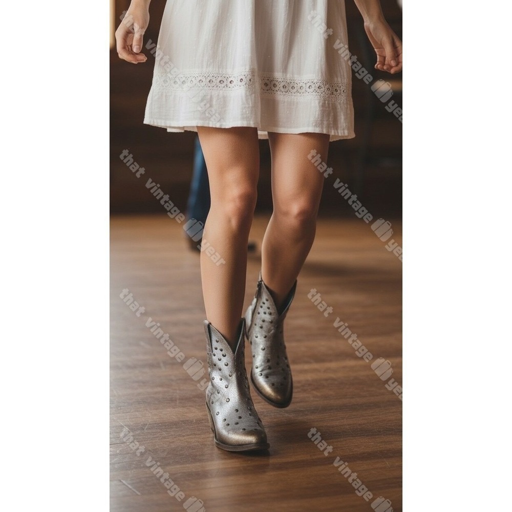 Corral F1248 Zippered Western Glam Glitter Stud cowgirl boots, 8.5 $249